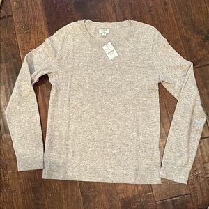 J. Crew Factory Gray Crew Neck Sweater